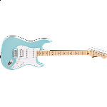 Fender Squier FSR Sonic® Stratocaster® HSS, Maple Fingerboard, White Pickguard, Tropical Turquoise