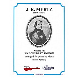 Mertz, Johann Kaspar - 6 Schubert Songs arranged for guitar