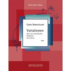 Domeniconi, Carlo -  Variationen über ein anatolisches Volkslied