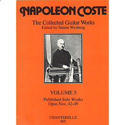 Coste, Napoleon - The Collected Guitar Works Vol. 5 , Op. 42 - 49