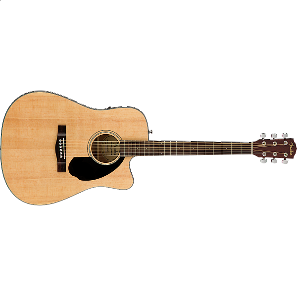 Fender CD-60SCE Dreadnought, Walnut Fingerboard, Natural 