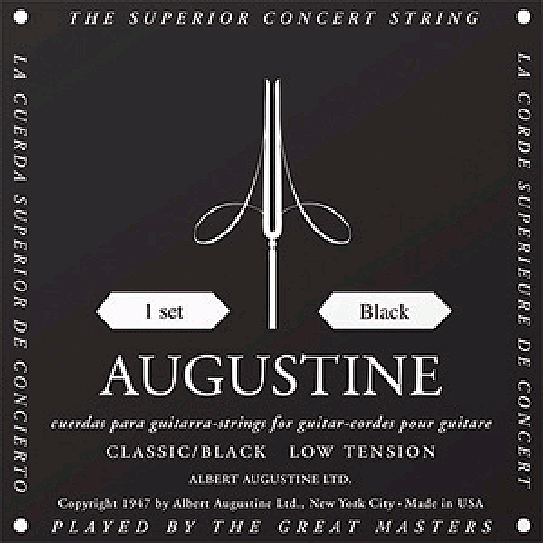 Augustine Classic Black, low tension - struny na klasickú gitaru