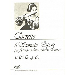 Corrette, Michel - 6 Sonate per flauto (violino) e basso continuo 2 Op. 13, No. 4-6