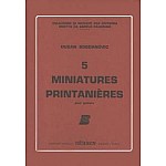 Bogdanovic, Dusan - 5 Miniatures Printaniéres