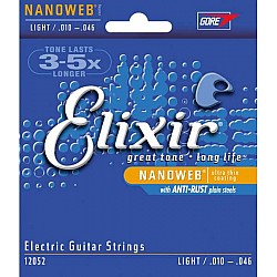 Elixir Nanoweb 12052 - Struny pre elektrickú gitaru 010/ 046