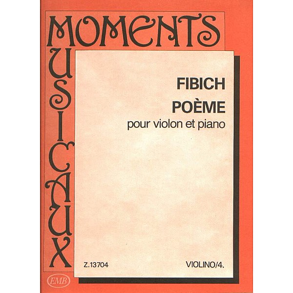 Fibich, Zdenek Z.13704: Poeme