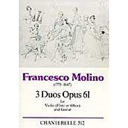 Molino, Francesco - 3 Duos Opus 61