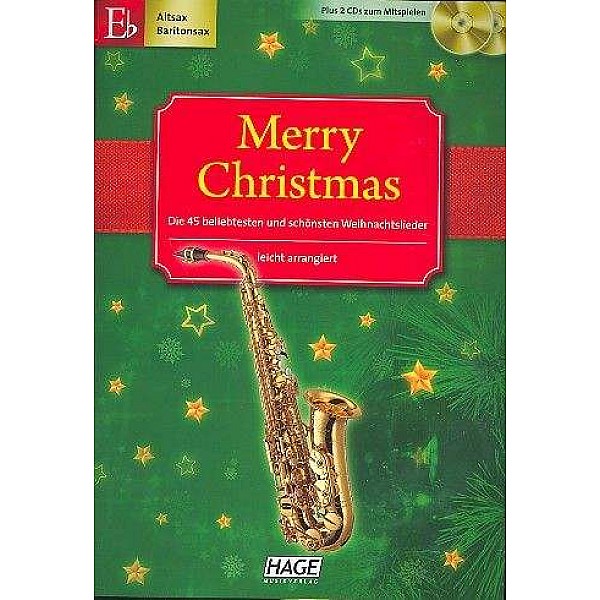 HAGE Merry Christmas, pre Altsax a Baritonsax (EH1082)