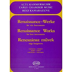 RENAISSANCE WORKS Z.6974 - Noty pre štyri nástroje