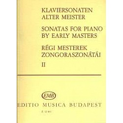 SONATAS BY EARLY MASTERS 2 - Klavírne noty