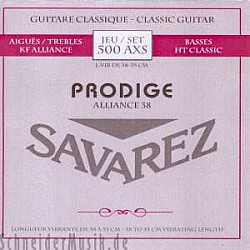 Savarez 500 AXS PRODIGE ALLIANCE 38/55 cm, Štandardné pnutie