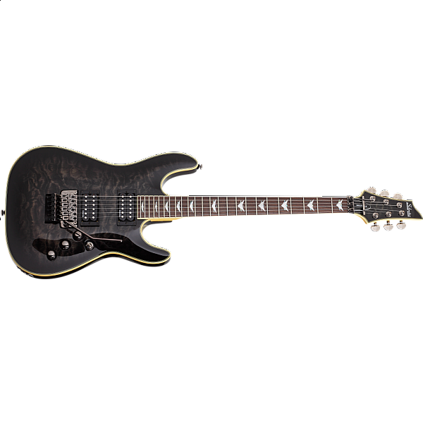 Schecter Omen Extreme 6 FR - See-Thru Black