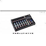 Pronomic B-803 Mini Mixer with Bluetooth® and USB Recording