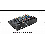 Pronomic B-803 Mini Mixer with Bluetooth® and USB Recording