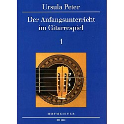 Peter, Ursula - Der Anfangsunterricht im Gitarrenspiel, diel č.1