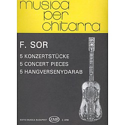 Sor, Fernando - 5 Concert Pieces for Guitar