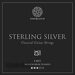 Knobloch 400 SSC Sterling Silver Carbon C.X.  Medium High Tension -  struny so striebornými basmi