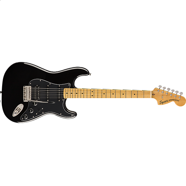 Fender Squier  Classic Vibe '70s Stratocaster® HSS, Maple Fingerboard, Black