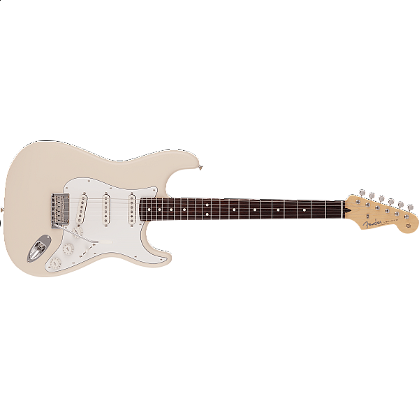 Fender MIJ Hybrid II Stratocaster® Limited Run Satin Sand Beige, Rosewood Fingerboard