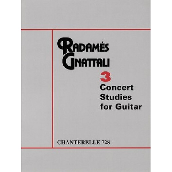 Gnattali, Radames - 3 Concert Studies for Guitar 