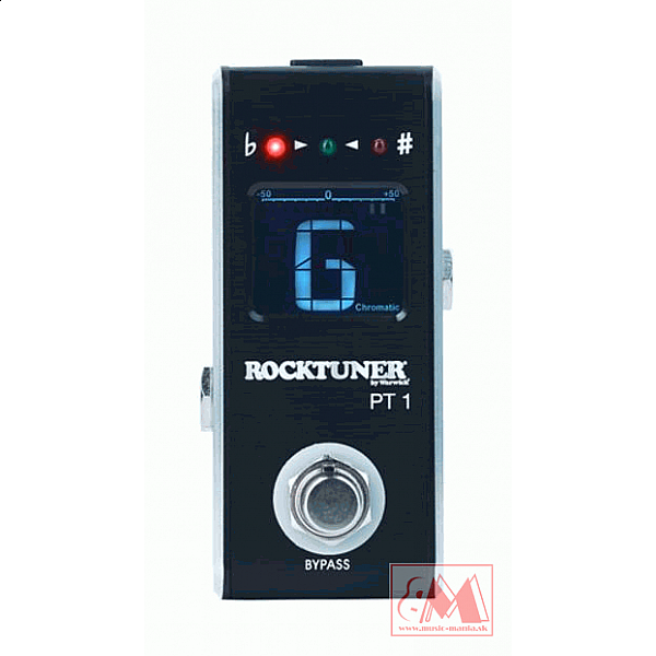 Rocktuner PT 1 stompbox ladička, chromatická, LED, true bypass