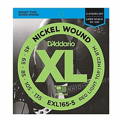 D´Addario EXL165-5 045/135 struny na basgitaru, nikel