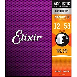 Elixir Nanoweb 11152 - Struny pre akust. gitaru, Bronze