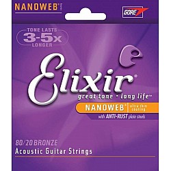 Elixir Nanoweb 11306 - Struny pre barytón. gitaru, Bronz