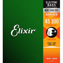 Elixir Bass 14052 Nanoweb - Struny pre el. basgitaru 045 / 100