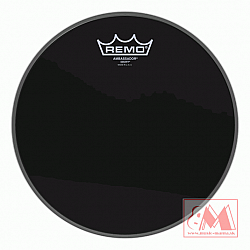 Remo Ambassador Ebony - blana na bicie 10"